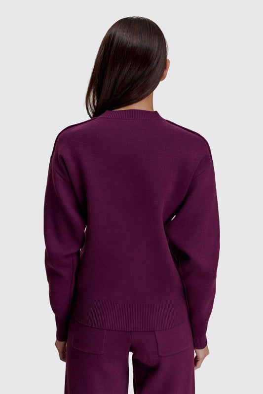 Plum Soft Knit