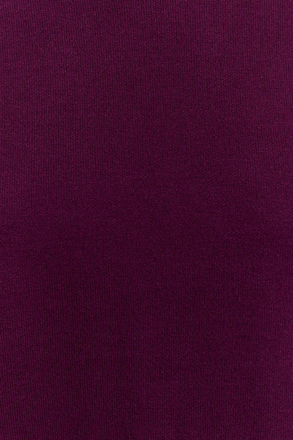 Plum Soft Knit