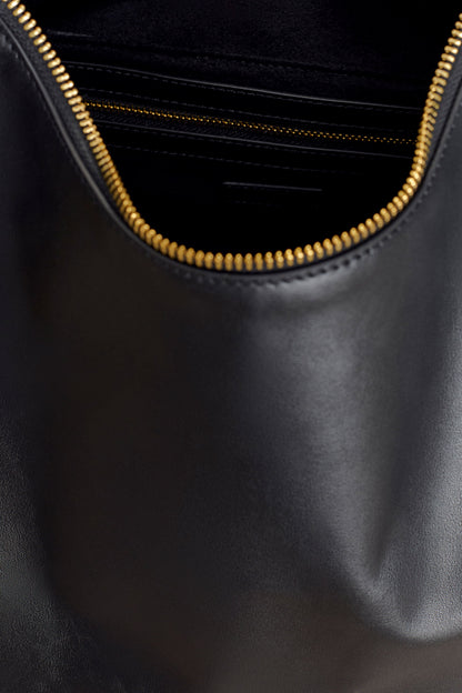Crescent Leather Bag