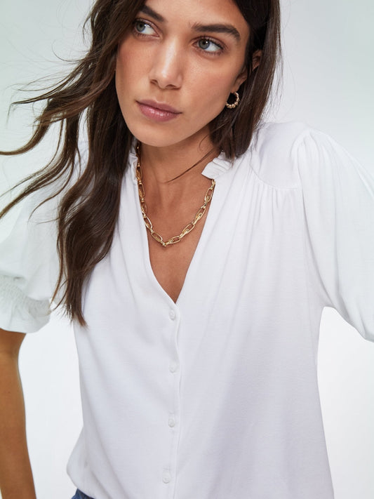 Blusa Noa Blanca Essential